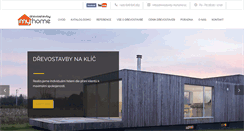 Desktop Screenshot of drevostavby-myhome.cz